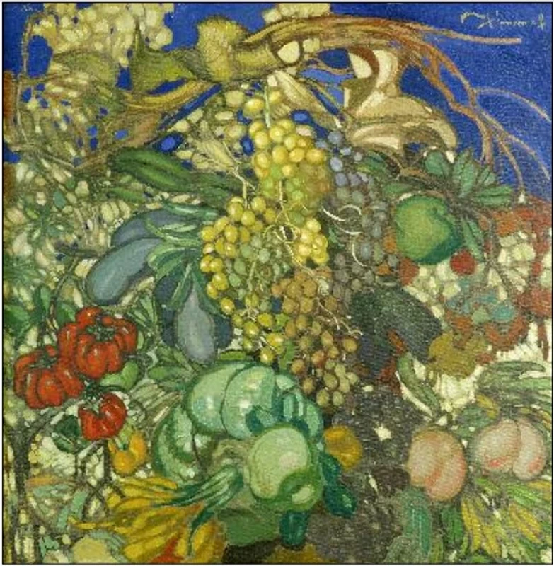 Composizione di frutta e verdura, ca.1924